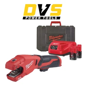 Milwaukee M12PCSS-202C Raptor Pipe Cutter - 2 x 2Ah Batteries, Charger & Case - Picture 1 of 1
