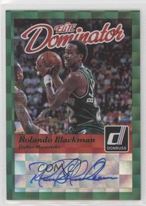 2014-15 Panini Donruss Elite Dominator Signatures /99 Rolando Blackman #26 Auto
