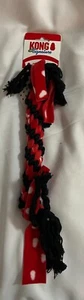 KONG Signature Mega Dual Knot Rope Dog Tug Toy 40" Braided Cotton and Fleece - Picture 1 of 2