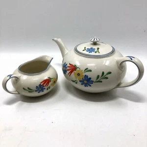 €✅❤️✅L. Tetera vintage Schonwald Alemania blanca con tapa y crema - Imagen 1 de 8