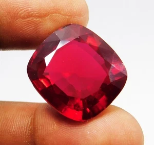 Hermoso cojín genuino de 42,0 quilates de rubí rojo sangre de paloma piedra preciosa suelta certificado - Imagen 1 de 5