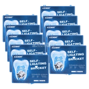 AZDENT Dental selbstligierende Brackets mit Buccal Tube Tool MBT. 022 Haken 345 - Bild 1 von 11