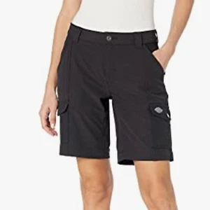 Women's Dickies Black Cargo Shorts - Picture 1 of 7