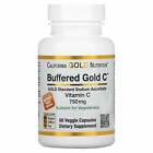 California Gold Nutrition Buffered Vitamin C Non GMO/Soy 750mg 60 Caps NEW