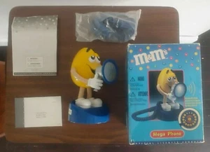 NEU mit Karton Vintage 2006 M&M Candy YELLOW PEANUT GUY Mega Telefon Festnetztelefon - Bild 1 von 4