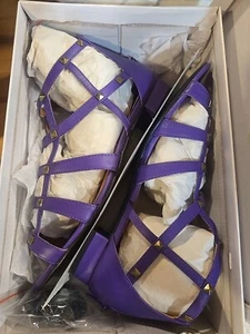 Ashro Eddie Cage Purple Sandal Size 9.5 - Picture 1 of 5