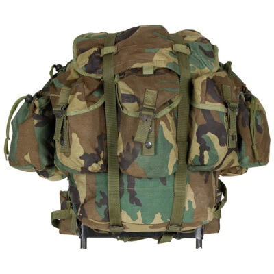 Army Alice Rucksack Medium M81 woodland camouflage mit Tragegestell - Bild 1 von 4