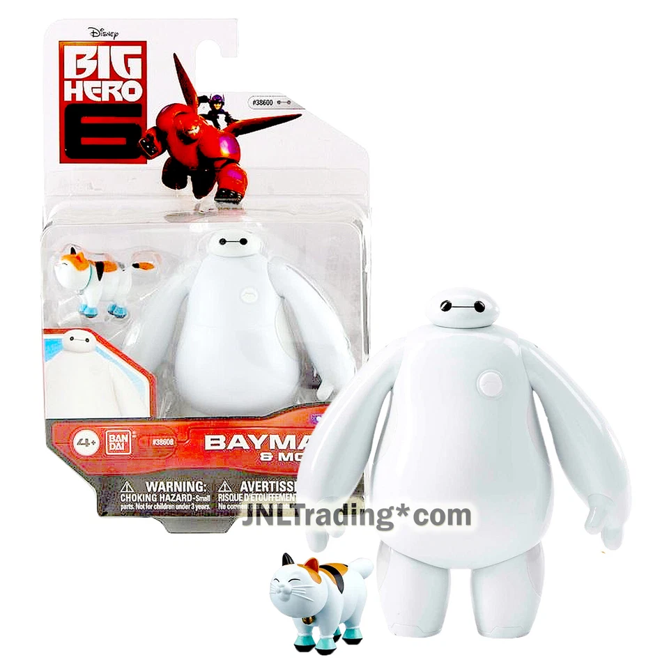 Figura de la película Disney Big Hero 6 del año 2015 4,5 pulgadas de alto - BAYMAX blanca con Mochi Foto 1 de 1