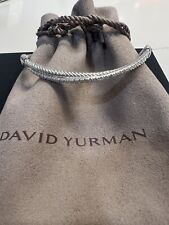 Diamonds in 925 Sterling Silver size M New ListingDavid Yurman Crossover Bracelet With Pave