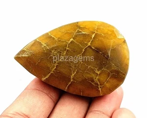 NATURAL CERTIFIED 360 CT BRAZIL YELLOW COLOR BERYL PEAR SHAPE LOOSE GEMSTONE EKN - Picture 1 of 7