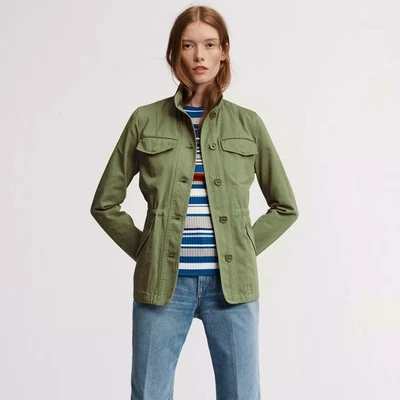 Chaqueta Militar RAG & BONE Daniella Lavada Utilidad Verde Oliva Talla XS {3Q9} Foto 1 de 4