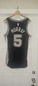 Nike San Antonio Spurs Dejounte Murray 5 Swingman Icon Edition  Jersey Sz 48 L - Picture 1 of 3