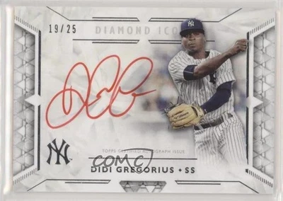 2018 Topps Diamond Icons Red Ink Auto /25 Didi Gregorius #RIA-DG Auto - Image 1 of 2