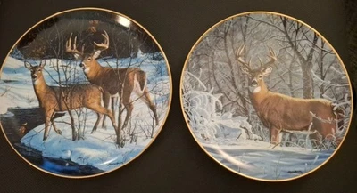 Winter Whitetail & Whitetail Alert by Bruce Miller  Plates  - Image 1 of 3
