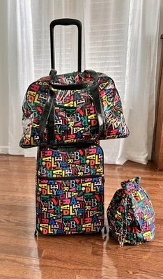 Vera Bradley A To Z Matching Luggage/ Retired Pattern - Image 1 of 4