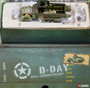 Corgi M3A1 Half Track D-Day 60th US Army 41st Armored Infantry 2nd Div US60401 - Bild 1 von 2