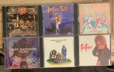 Classic & Pop - Lot of 6 CD's - Jethro Tull, America, The Go Go's, Tina Turner + Foto 1 de 2
