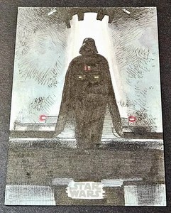 Darth Vader Sketch 1/1 Topps Star Wars Obi-Wan Kenobi - Picture 1 of 2
