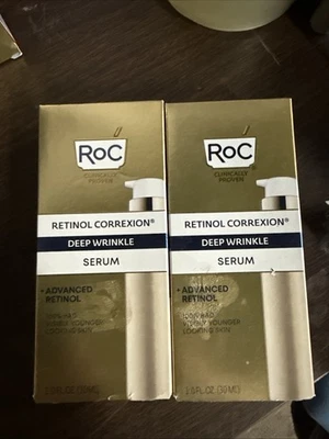 Lot Of 2 RoC Retinol Correxion Deep Wrinkle Serum - 1oz - Image 1 of 4