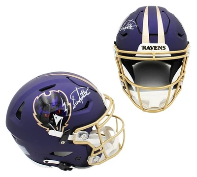 Derrick Henry Signed Baltimore Ravens Speed Flex Authentic Alternate 24 Helmet - Image 1 of 4