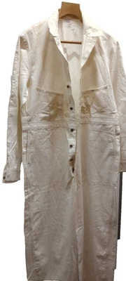 Mono raro mangas blancas LEE SANFORIZED UNION ALLS años 50 6 pies 3 100 % ALGODÓN Foto 1 de 4