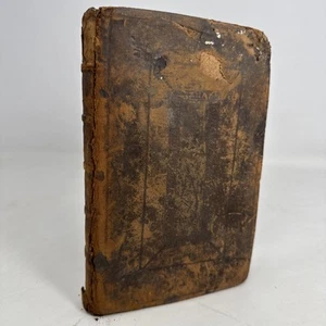 Antique Leather Justini Historia 17th 18th Century History Latin English Book - Picture 1 of 19