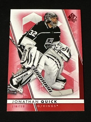 2022-23 SP Authentic Limited Red Parallel 74 Jonathan Quick Los Angeles Kings - Image 1 of 2