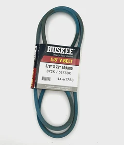 HUSKEE 5/8" x 75" Aramid V-Belt B72K 5L750K, 44-61753, Heavy Duty Lawnmower Belt - Picture 1 of 2