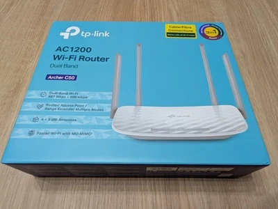 TP-Link Archer C50 V3 AC1200 Dual Band WiFi Wireless Router - Same Day Dispatch - Image 1 of 4