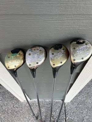 Set of Ping Eye 2 woods the 1,3, 5, 7 LH Left-Handed - Image 1 of 4