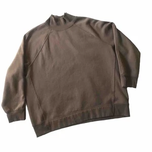 Sudadera H&M Basics Marrón L/S Cuello Simulado-Talla M-Calce Relajado Acogedora Mezcla de Algodón - Imagen 1 de 7