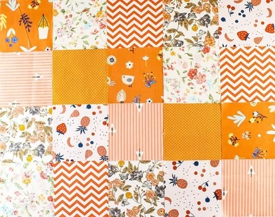 Paquete de dijes de tela de algodón cuadrados precortados edredón costura artesanía hágalo usted mismo retazos Foto 1 de 4