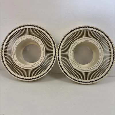 2 Vintage Sawyer’s Rototray 100 Slide Tray Carousels - Image 1 of 4