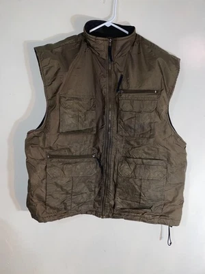 Chaleco de pesca Alaska Bay Outfitters para hombre forrado de lana con varios bolsillos Foto 1 de 4