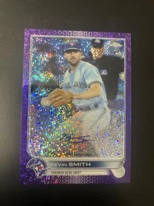 KEVIN SMITH 2022 Topps Chrome #RA-KS Purple Sparkle Refractor Rookie Auto #/299 - Picture 1 of 5