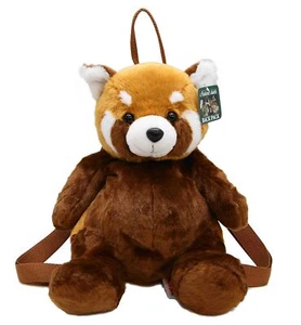 NUOVO Zaino Peluche Aurora World Aurora World Panda Rosso - Foto 1 di 1