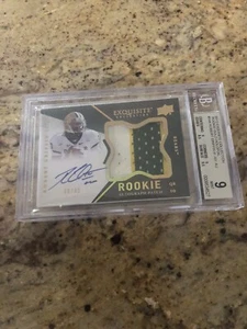 2012 EXQUISITE ROBERT GRIFFIN III ROOKIE GOLD AUTO 9/40 BECKETT 10 AUTOGRAPH - Picture 1 of 2