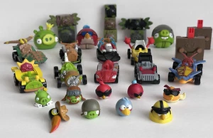 Angry Birds Go Jenga Game Terence Bubbles Chuck + Kart Racer Lot Removable Heads - Picture 1 of 11