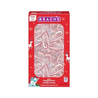 Brach's Mini Candy Canes, 100 ct Carton  Assorted Flavor Names , Sizes  - Image 1 of 4