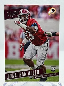 Jonathan Allen RC 2017 Panini Prestige #228 novato - Imagen 1 de 2