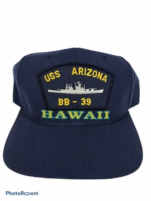 Sombrero USS Arizona BB-39 Hawaii talla única para todos Foto 1 de 4