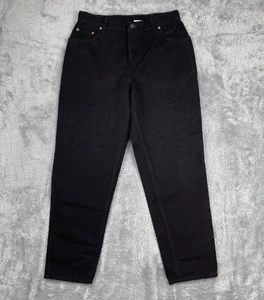 Levis 550 Jeans Womens Petite 14P Black Relaxed Fit Tapered Leg Vintage USA Made - Picture 1 of 12
