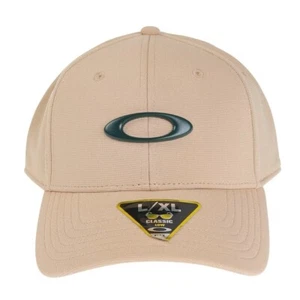 Gorra de béisbol Oakley Tincan para hombre FlexFit 6 paneles elástica beige humus L/XL - Imagen 1 de 10