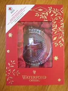 NUOVO Waterford Croce Rossa Americana ORNAMENTO Albero di Natale medico infermiere regalo $75 - Foto 1 di 5