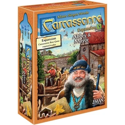 Carcassonne Abbey & Mayor Expansion #5 Board Z-Man Games ZMG 7815 Tile - Image 1 of 4