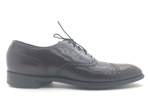 ASICS scarpa oxfords uomo bostoniana pelle marrone punta cappuccio taglia 11 5 AAA