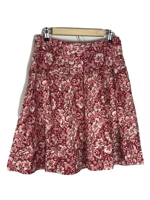 Falda plisada completa estampada roja de H&M, talla 8 Foto 1 de 4