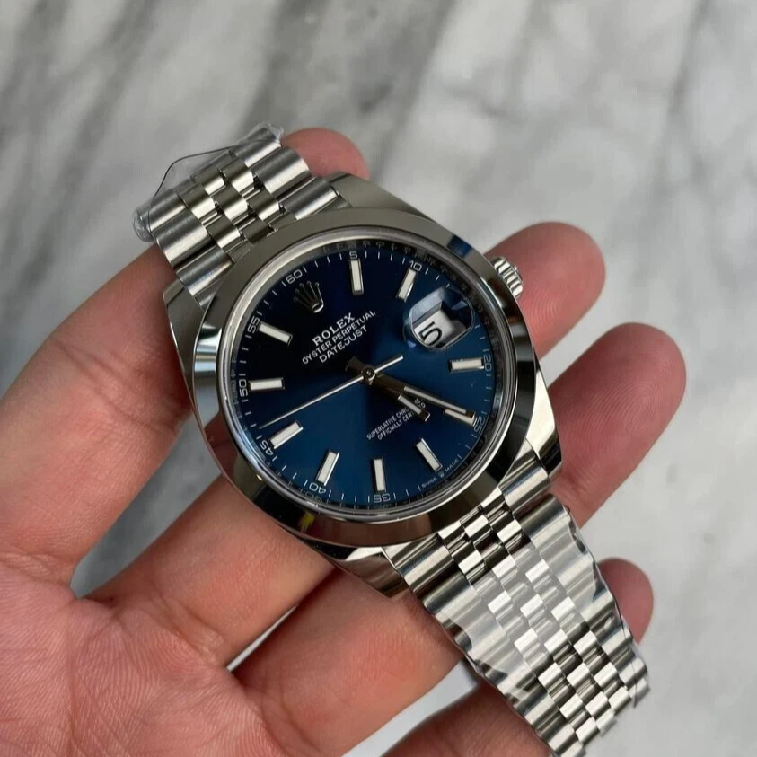 Rolex Datejust 41 126300 Acero Inoxidable Jubileo Azul Índice Nuevo, Completo, 2024 Foto 1 de 1