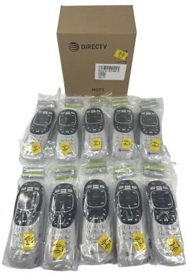 DIRECTV RC73 RF/IR RC73MP-22 Universal Remote Hotels W/ Batteries Lot of 10 NEW - Image 1 of 4