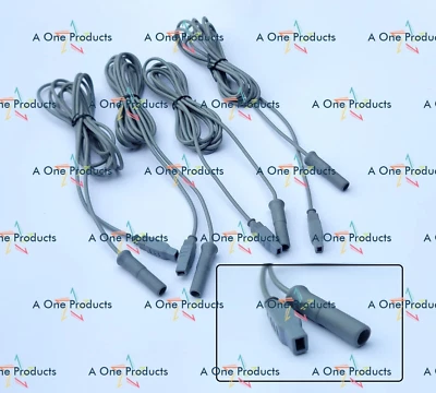 4x Cable Bipolar ERBE Europeo UE Reutilizable, Longitud 3M Reutilizable Foto 1 de 3